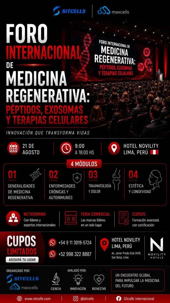 Foro Internacional de Medicina Regenerativa - Perú 2026