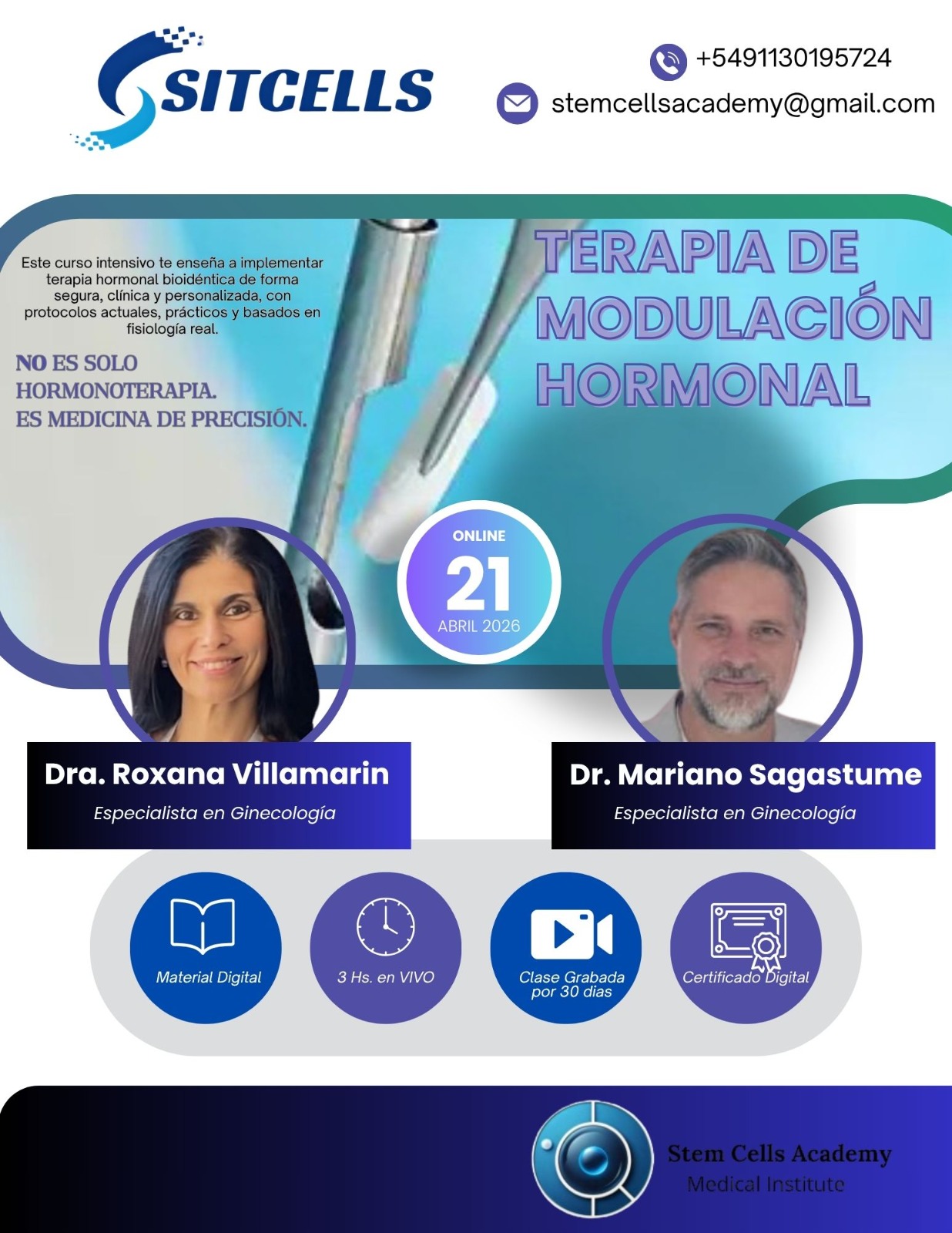 Capacitación en Terapia de Modulación Hormonal